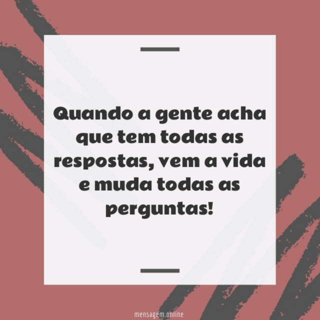 Quando a gente acha