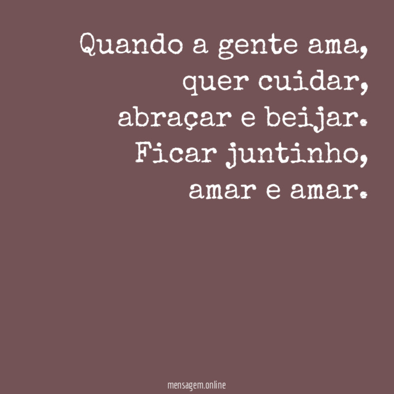Quando a gente ama
