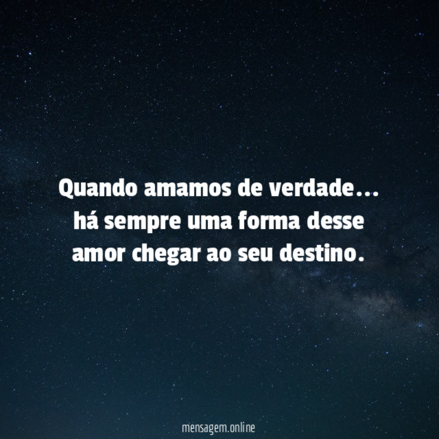 Quando amamos de verdade