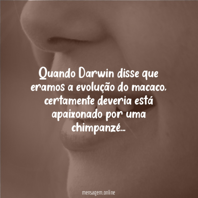Quando Darwin disse que eramos a evolução do macaco