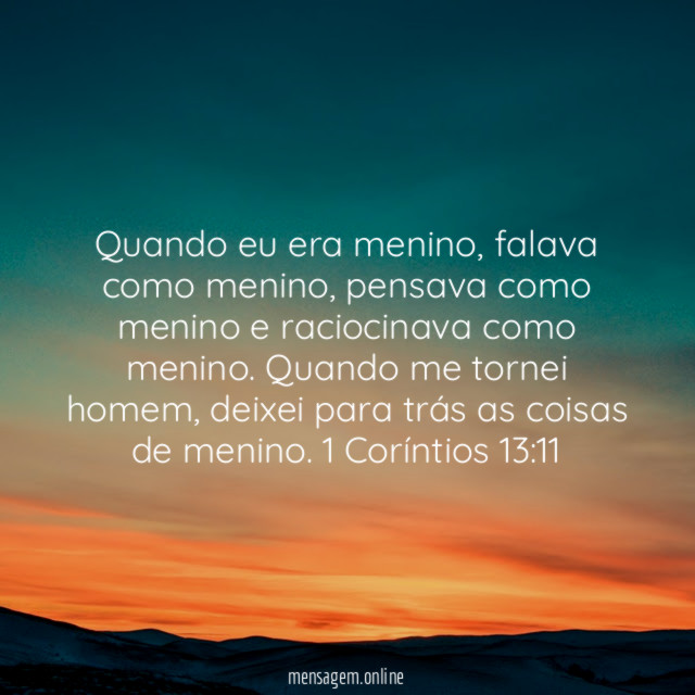 Quando eu era menino