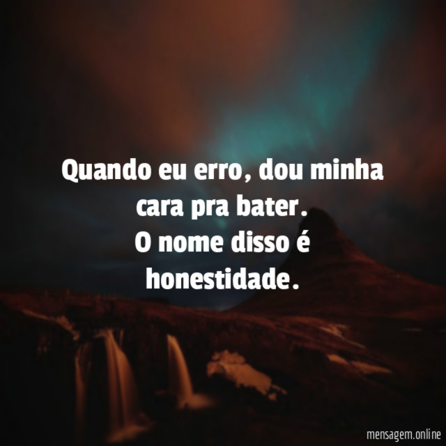 Quando eu erro