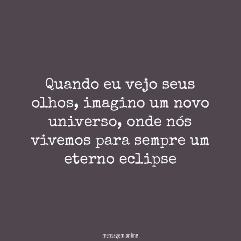 Quando eu vejo seus olhos