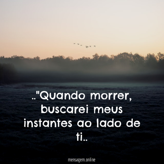 Quando morrer