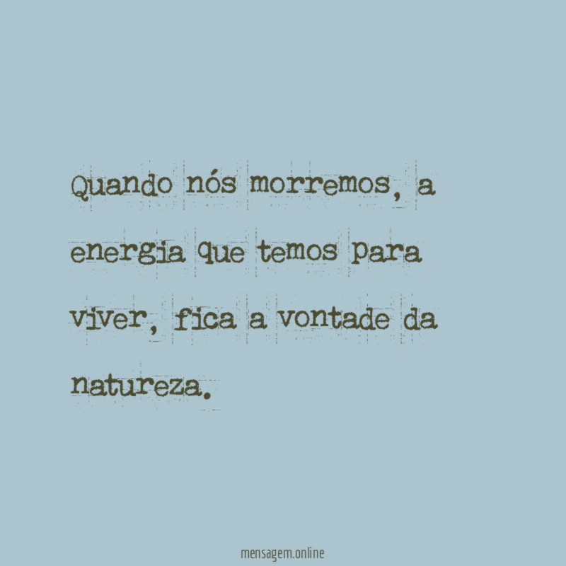 Quando nós morremos