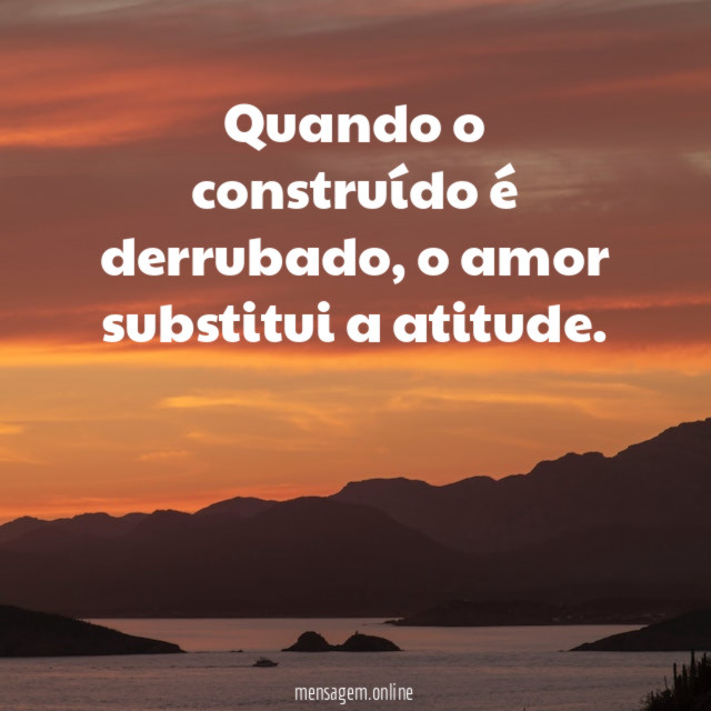 Quando o construído é derrubado
