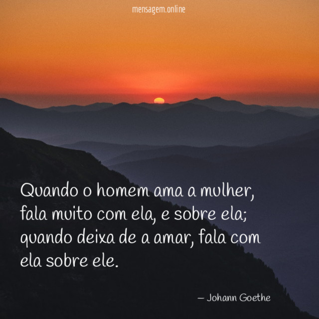 Quando o homem ama a mulher