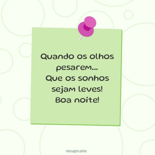 Quando os olhos pesarem