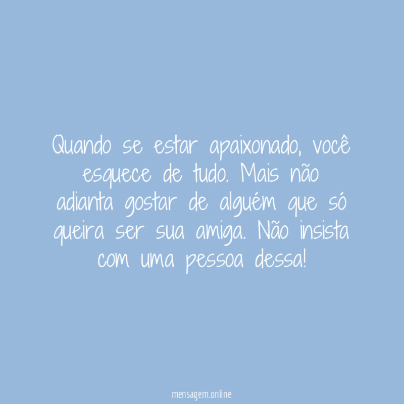 Quando se estar apaixonado