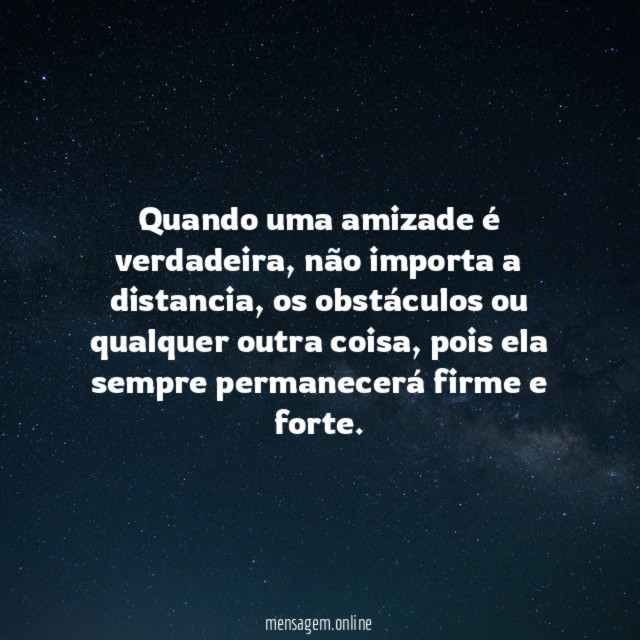 Quando uma amizade é verdadeira