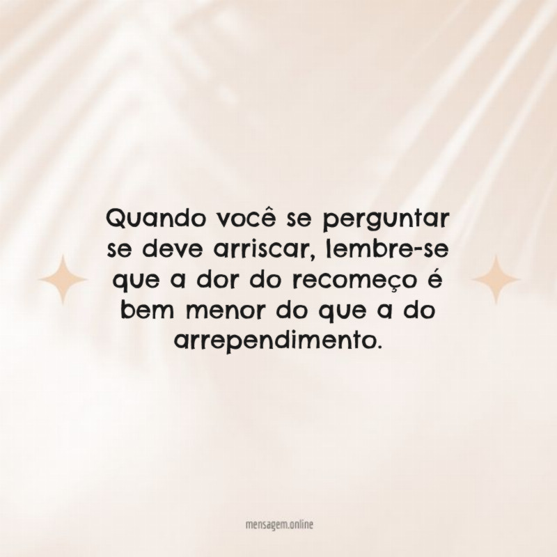 Quando você se perguntar