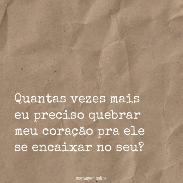 Quantas vezes mais eu preciso
