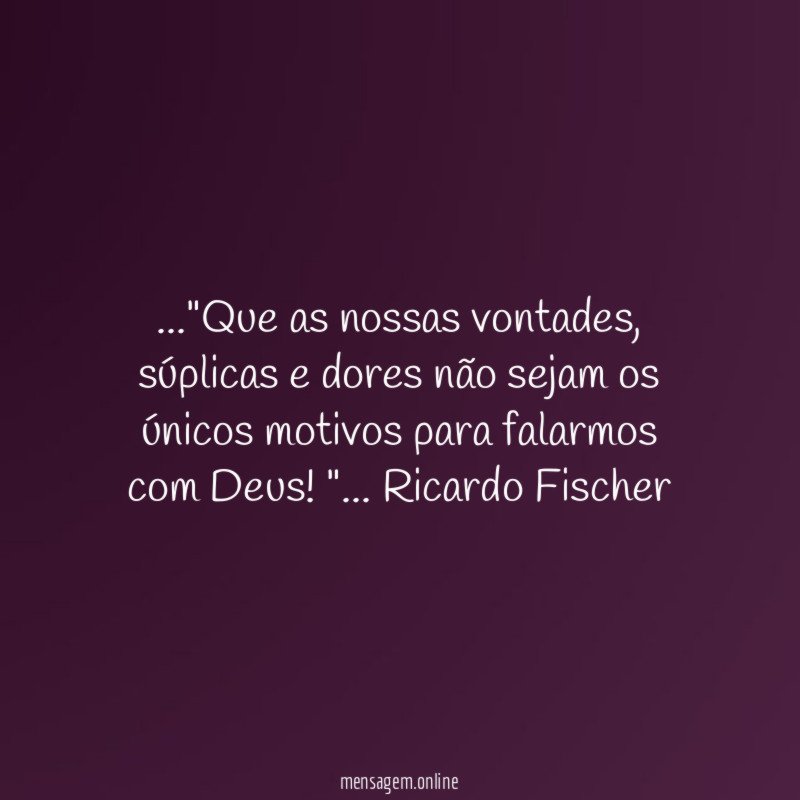 Que as nossas vontades