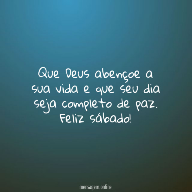 Que Deus abençoe a sua vida e que