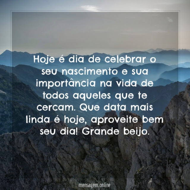 Que dia mais feliz