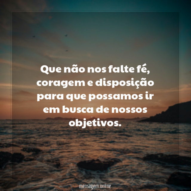 Que não nos falte fé