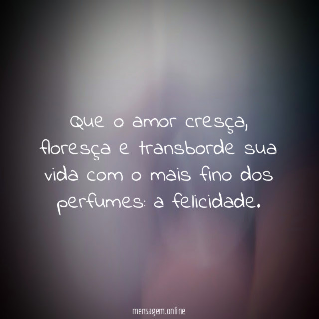 Que o amor cresça