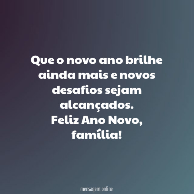 Que o novo ano brilhe ainda mais