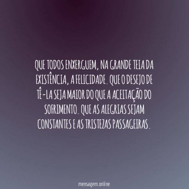 Que todos enxerguem