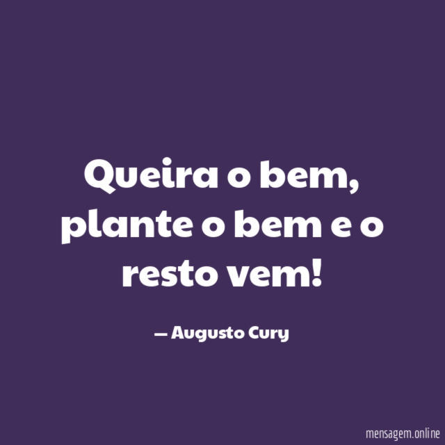 Queira o bem
