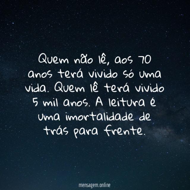 Quem não lê