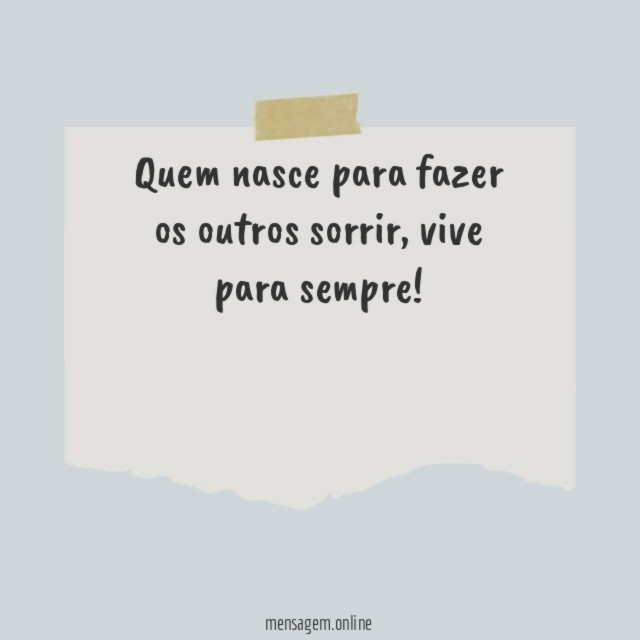 Quem nasce para fazer