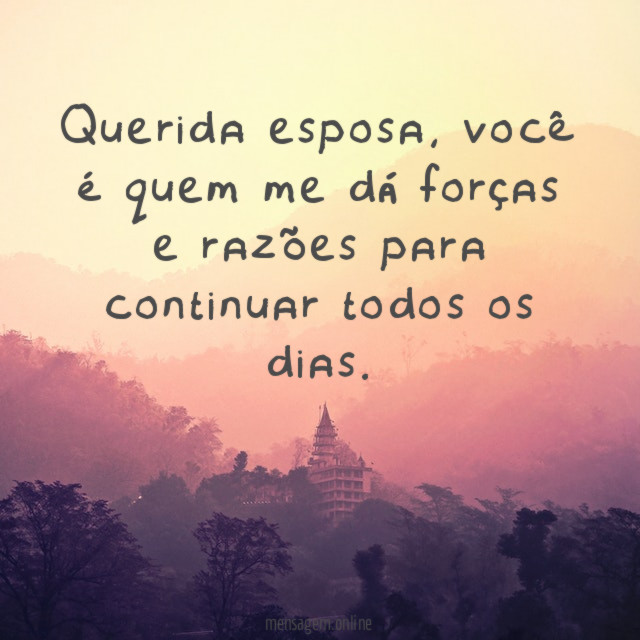 Querida esposa