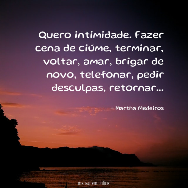 Quero intimidade