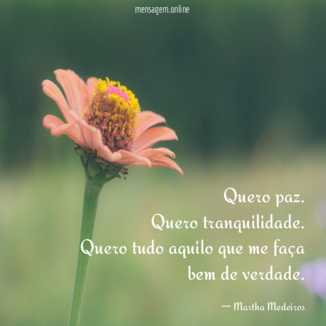 Quero paz