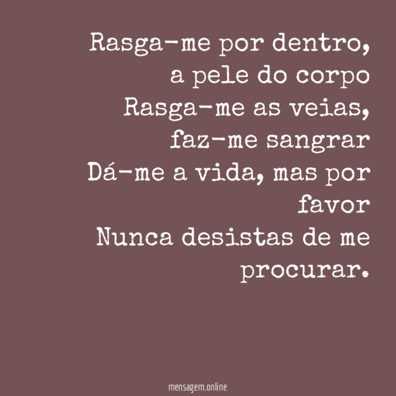 Rasga-me por dentro