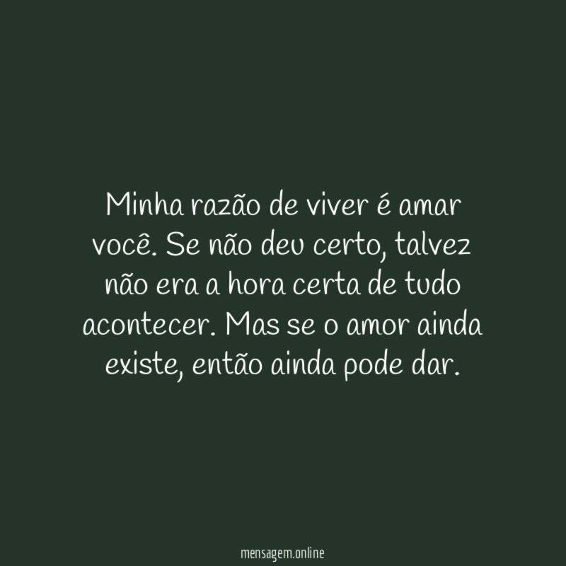 Razão de viver