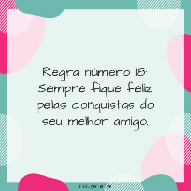 Regra número 18