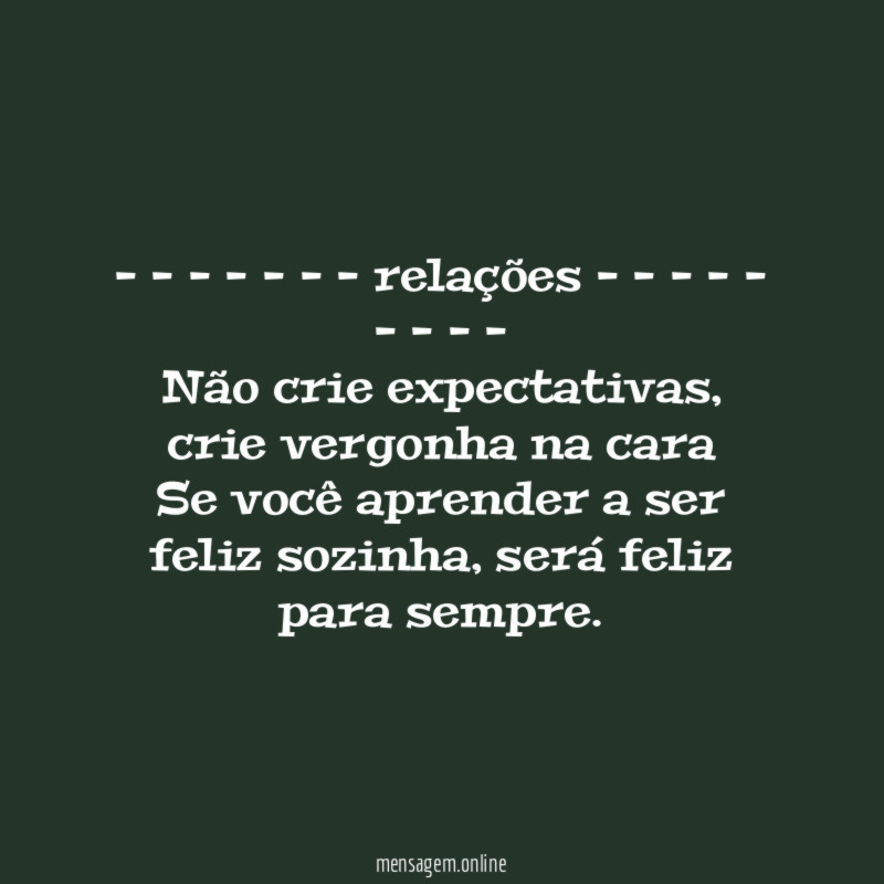 ✁- - - - - - - relações