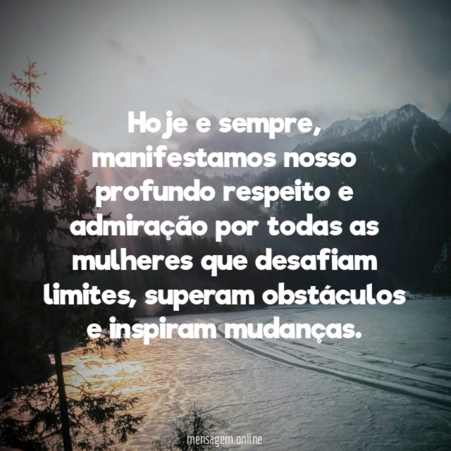 Respeito e Admiração