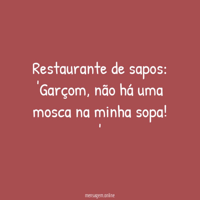 Restaurante de sapos