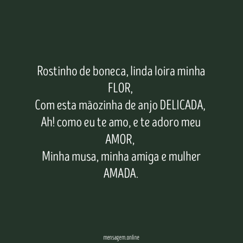 Rostinho de boneca
