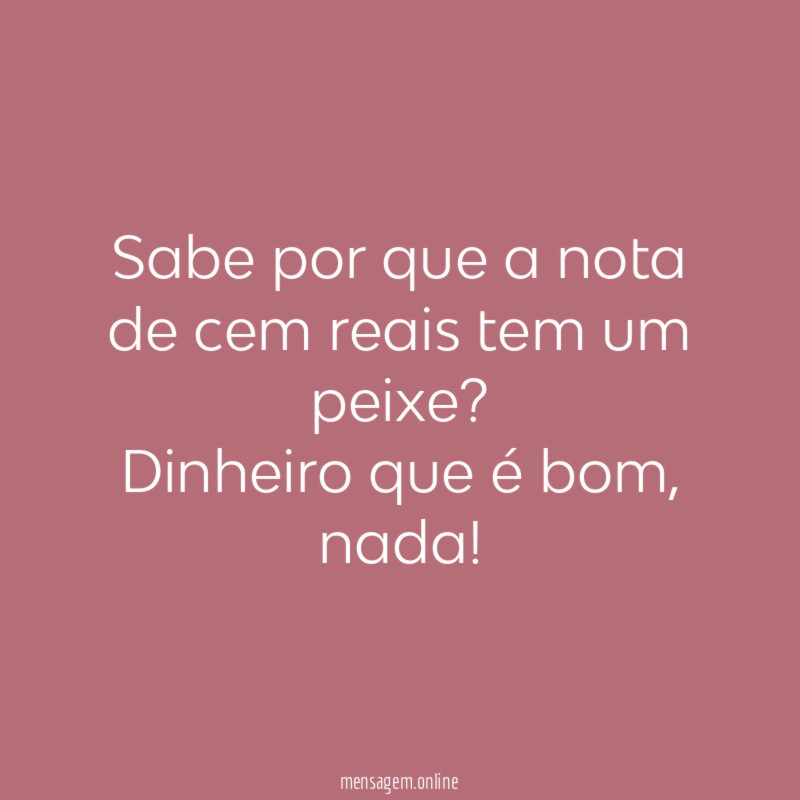 Sabe por que a nota de cem reais tem um peixe