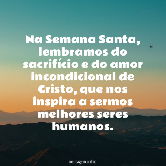 Sacrifício e Amor