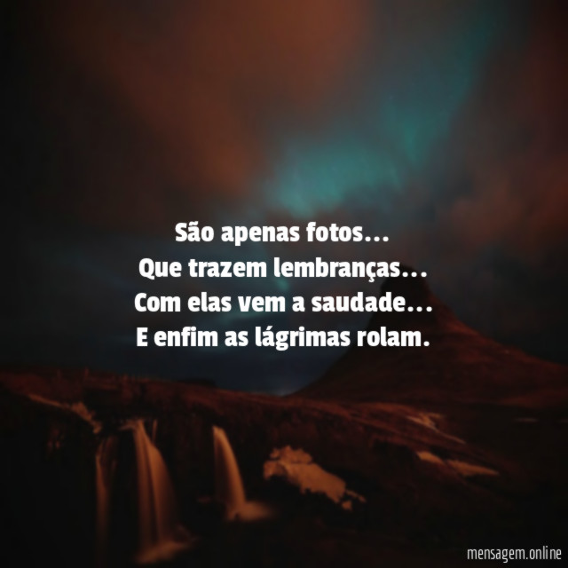 São apenas fotos…