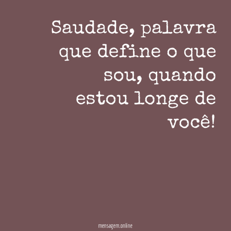 Saudade