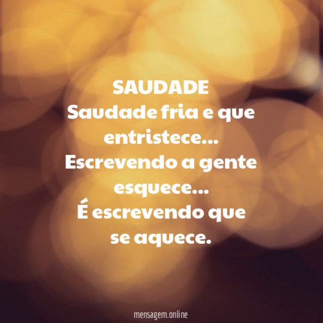 SAUDADE