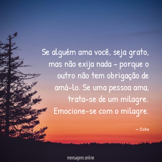 Se alguém ama você