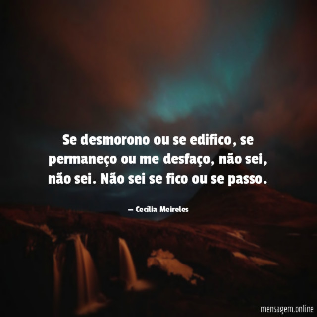 Se desmorono ou se edifico