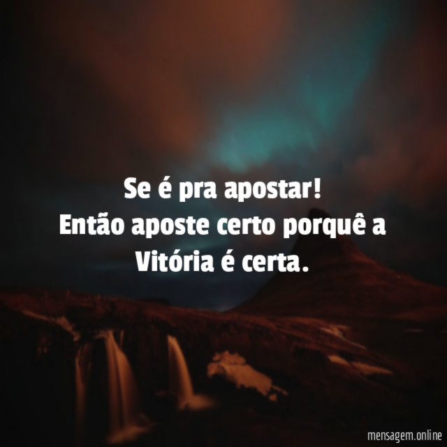 Se é pra apostar