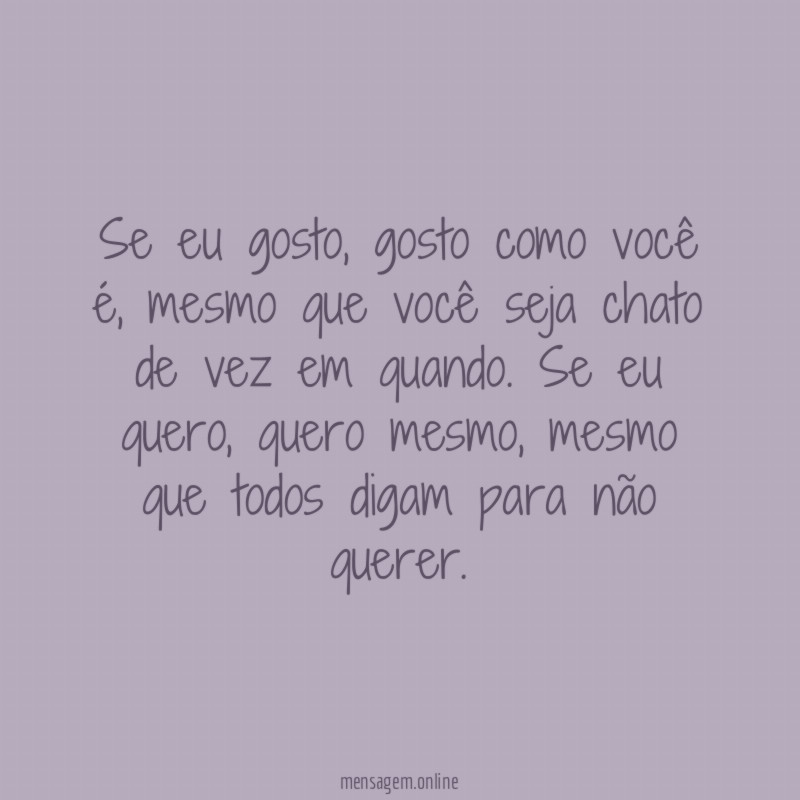 Se eu gosto