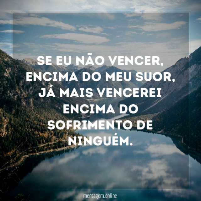 Se eu não vencer