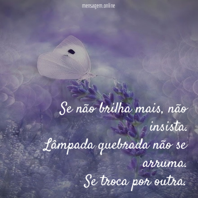 Se não brilha mais