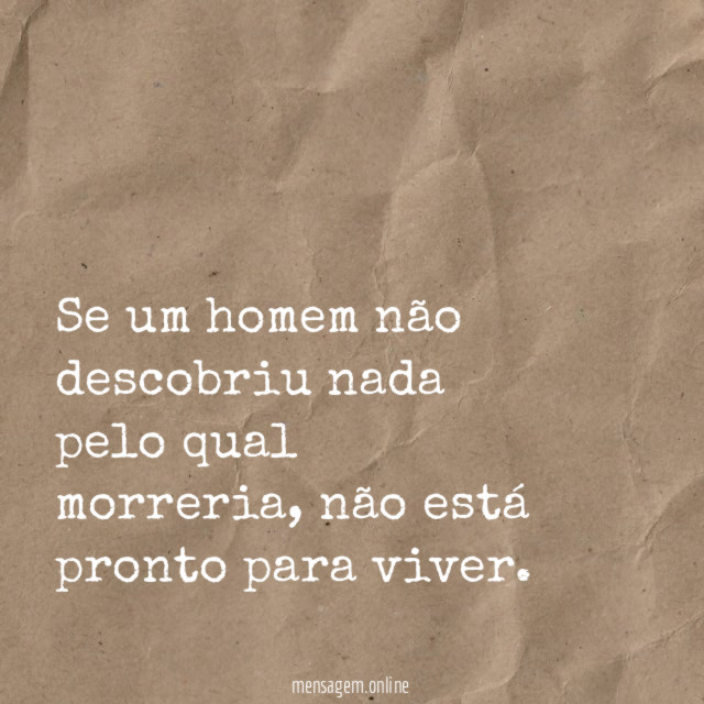 Se um homem não