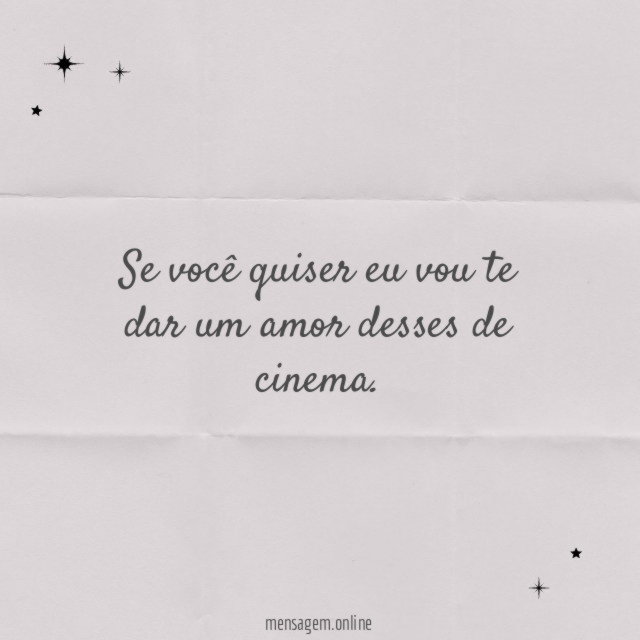 Se você quiser eu vou te