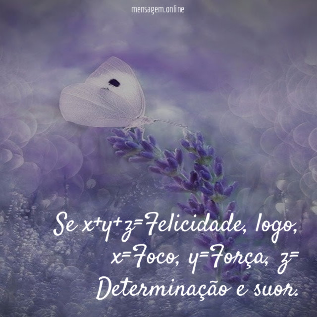 Se x+y+z=Felicidade